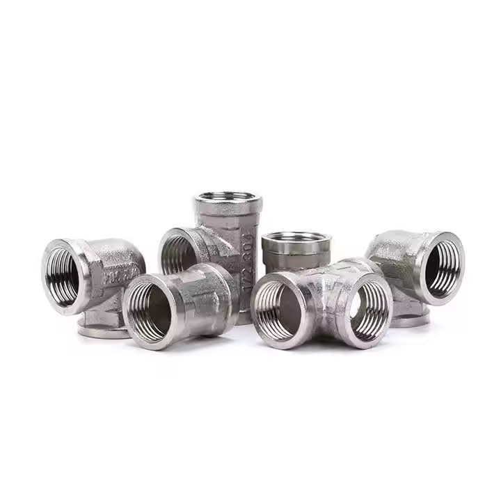 Customizable Stainless Steel Tee for Pipe Fittings with Fast Delivery and Low MOQ in Various Materials