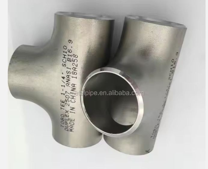 Butt welding 4 inch Stainless Steel TEE SCH40  WPS31725 ASME B16.9