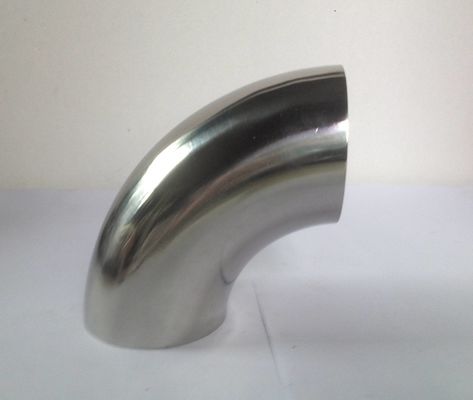 Acero inoxidable 316SS 304SS Butt soldadura tubo sin costura ajuste de 90 grados largo radio codo