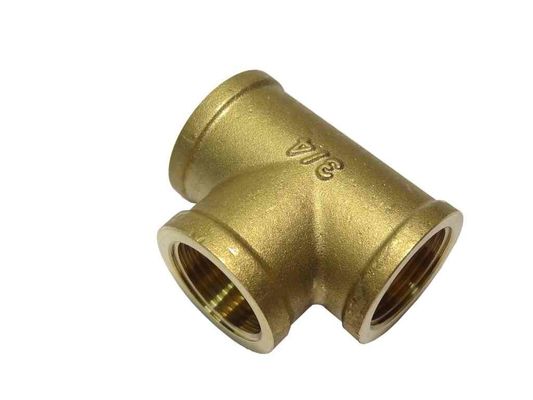 METAL Hot Sales Thread Pipe Fittings Copper Nickel Steel Tee Connector Male And Female Thread From China