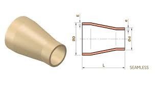 Pressure Polished Stainless Steel Connector OEM Silver Reducing Shape Connection