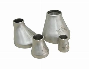 Pressure Stainless Steel Connector Welded Silver Polished Reducer For Industrial Piping Systems