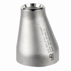 Silver Polished Stainless Steel Welded Reducer for Seamless Pipe Connection