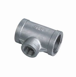 Metal ASTM A815 UNS S31803 Duplex Steel Pipe Fitting ASME B16.11 Forged Tee Socket Welded 2" Equal Tee