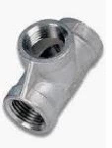 Threaded Female Tee Stainless Steel Forged Pipe Fittings  Industrial Pipe Fittings ASME B16.9
