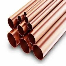 TOBO Seamless round pure copper tube ASTM B280 straight copper brass tube