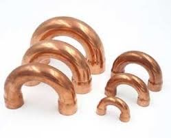METAL Wholesale 180 Degree Elbow Copper Return Bend Copper Welding Pipe Fitting