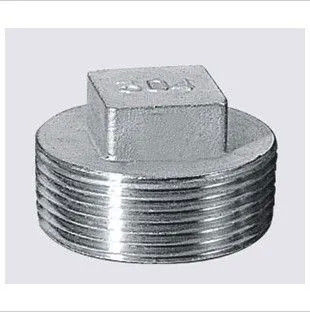 METAL High Quality 304 Pipe Fitting Solid round Hex Plug 1/2/3/4/6 Points NPT1/2