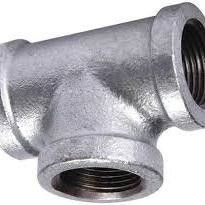 Stainless Steel 304 Straight Tee Joint Silver Corrosion Resistant Piping Component