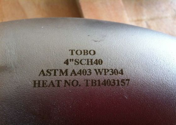 Ti Alloy Stainless Steel Elbow Long Radius 90 Degree With Silver Color