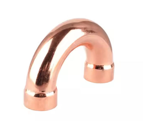 METAL Elbow Copper Aesthetic Appeal Return Bend Copper Welding Pipe Fitting