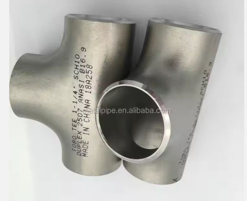 3000 Psi Pressure Rating Stainless Steel Tee Branch Pipe Connector Ideal for High Pressure Fluid Systems and Industrial