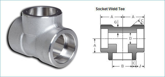 ASME B16.11 Forged Steel Fittings with 2000LB-9000LB Pressure for Petroleum and Chemical Applications