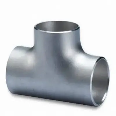 Stainless Steel Welded Tee, High Tensile Strength 304 Pipe Fitting for Industrial Piping Systems