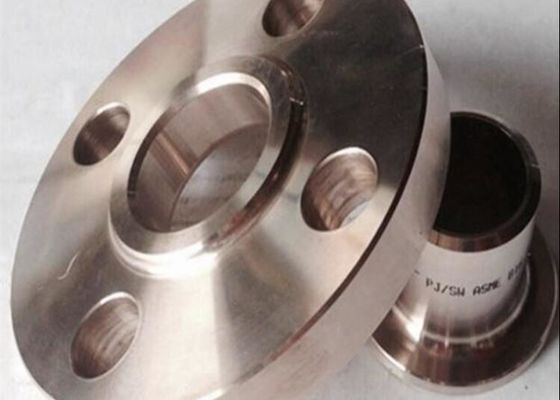 Lap Joint Flange Copper Nickel Alloy UNS C70600 CUNI Stub end 2" 300# ANSI A105 flange